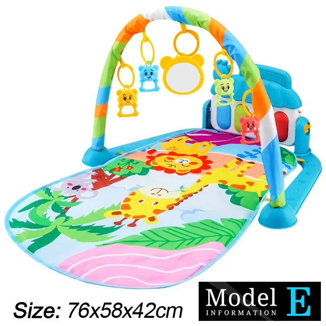 Baby Music Play Gym – 3-in-1 Activity Toy with Piano, Crawling Blanket & Pedal Pad (0-36 Months)