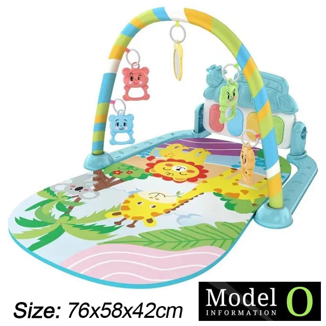 Baby Music Play Gym – 3-in-1 Activity Toy with Piano, Crawling Blanket & Pedal Pad (0-36 Months)