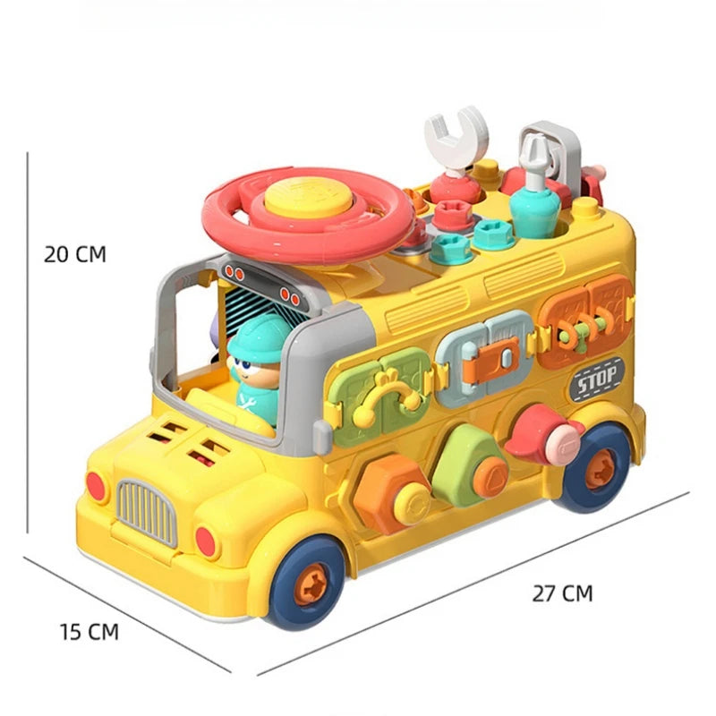 Toddler Busy Cube – Montessori Fine Motor Skills Activity Toy for Travel, Home & Nursery