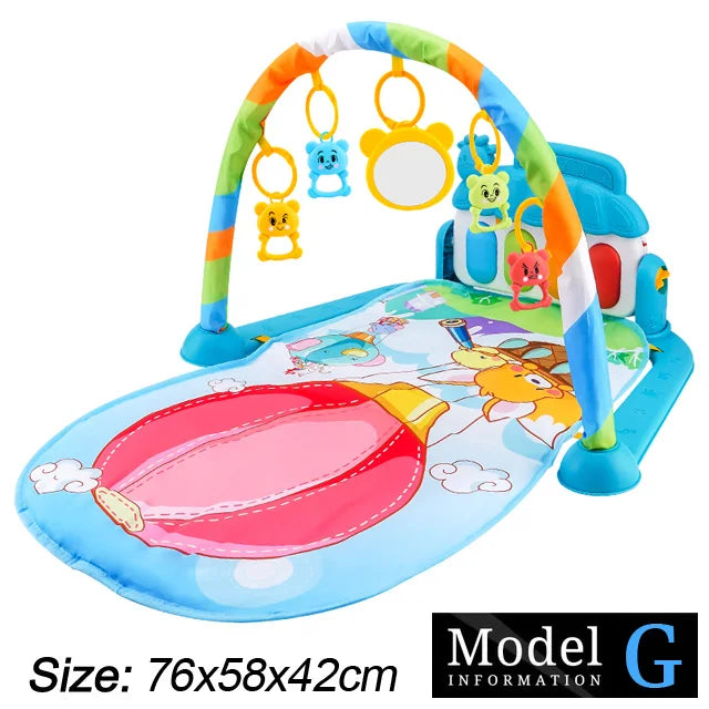 Baby Music Play Gym – 3-in-1 Activity Toy with Piano, Crawling Blanket & Pedal Pad (0-36 Months)