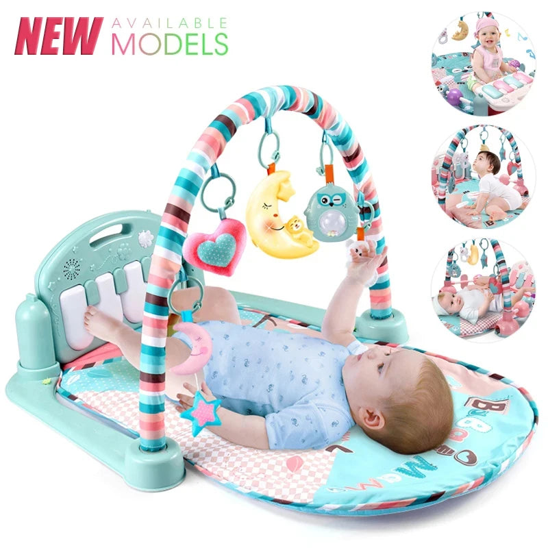 Baby Music Play Gym – 3-in-1 Activity Toy with Piano, Crawling Blanket & Pedal Pad (0-36 Months)