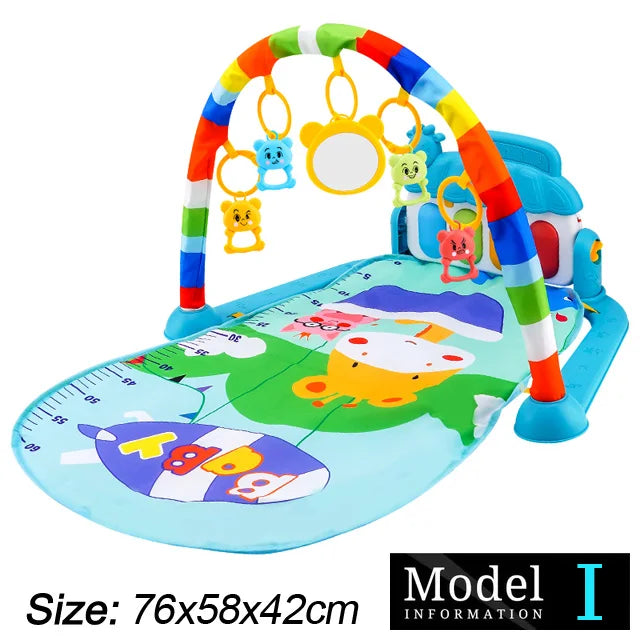 Baby Music Play Gym – 3-in-1 Activity Toy with Piano, Crawling Blanket & Pedal Pad (0-36 Months)