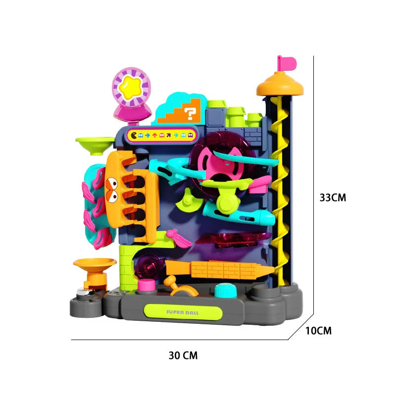 Montessori Rolling Ball Track Toy – Educational Activity Game for Kids